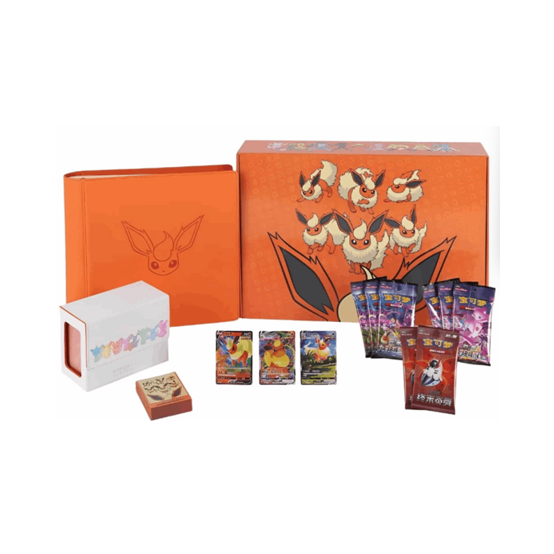 Pokémon - VMAX Gift Box Flamara - Chinesisch