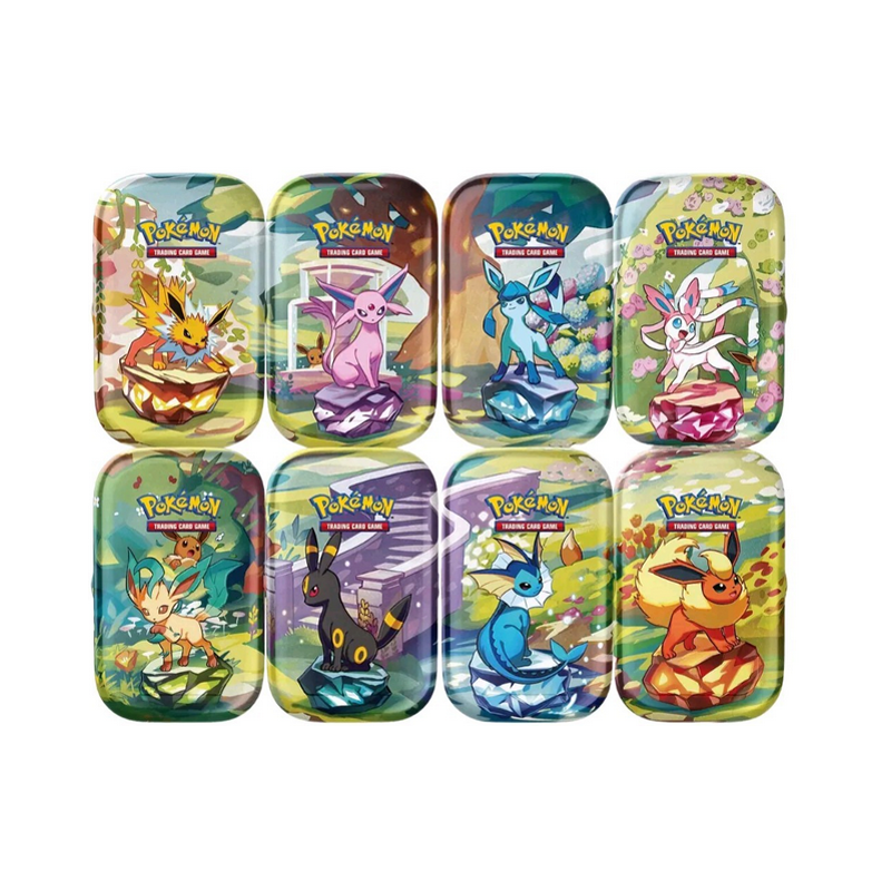 Pokemon - Prismatic Evolutions - Mini Tins- Zufälliges Design - Englisch