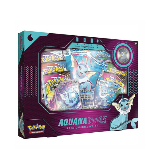 Pokemon - Aquana VMAX Premium Kollektion - Deutsch