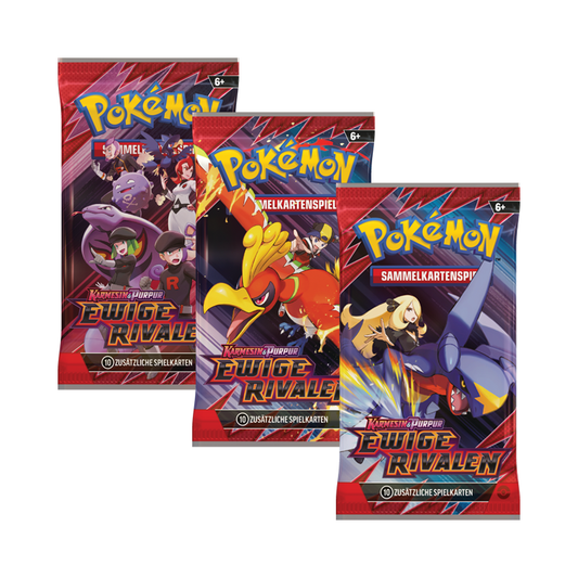 Karmesin&Purpur - Ewige Rivalen 3er Booster Bundle - Englisch