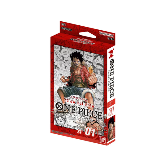 One Piece TCG Card Game - Straw Hat Crew Starter Deck - ST01 - Englisch