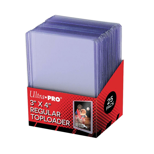 Ultra Pro 3" x 4" REGULAR Toploader - 25 Stück