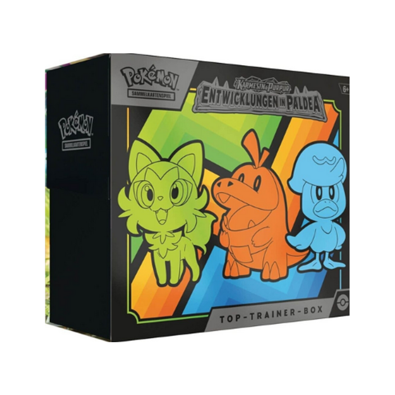 Pokemon - Karmesin & Purpur - Entwicklungen in Paldea Top Trainer Box - Deutsch