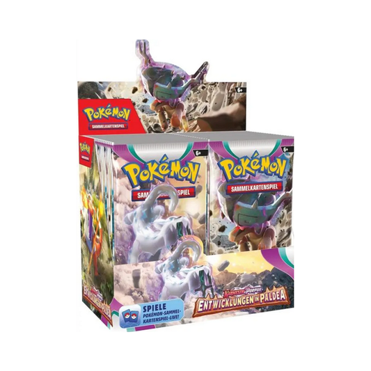 Pokemon - Entwicklungen in Paldea 36 Display - Deutsch