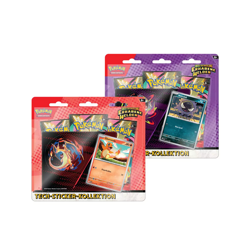 Pokemon - Erhabene Helden - Tech Sticker Kollektion - Zufälliges Design - Deutsch