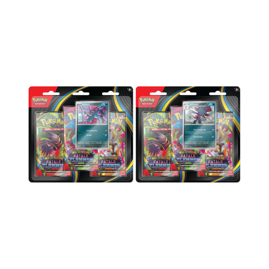 Pokemon - Fatale Flammen 3er Blister - Deutsch - Zufälliges Design