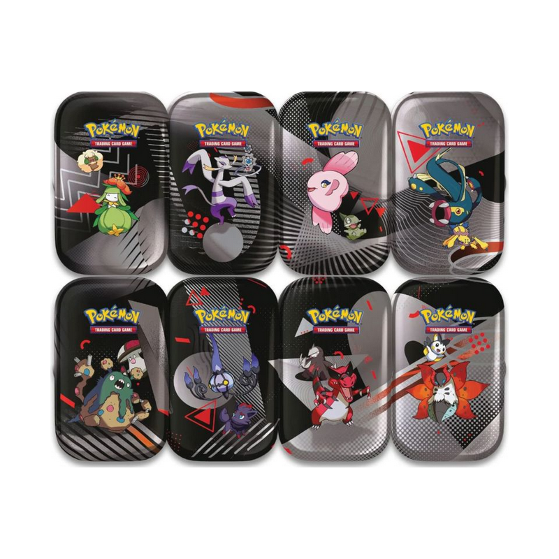 Pokemon - Unova Mini Tin – Black Bolt & White Flare Zufälliges Design - Englisch