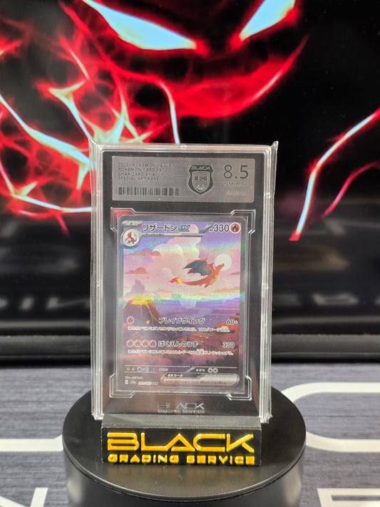Pokemon - Slab - Charizard EX - Pokemon Card 151 - 201/165 - BGS 8.5 - Japanisch