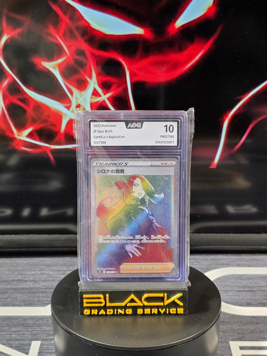 Pokemon - Slab - Cynthia's Aspiration - Star Birth - 122/100 - AOG 10 PRISTINE - Japanisch
