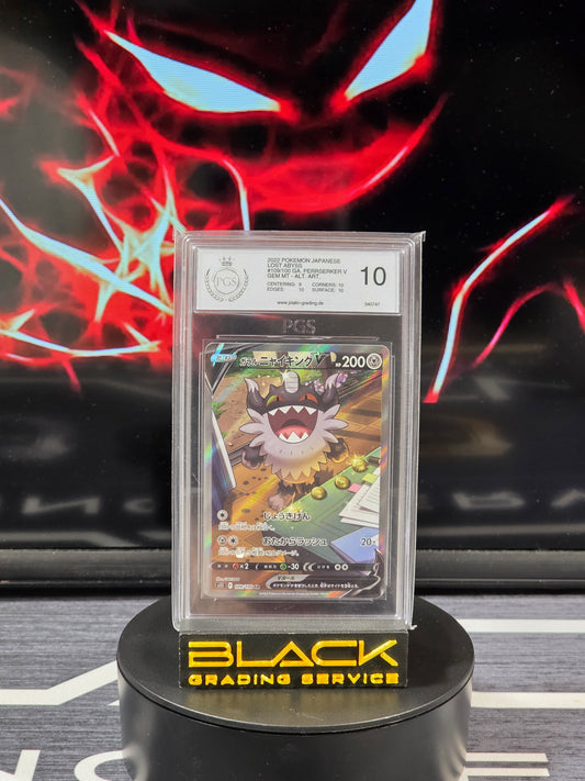 Pokemon - Slab - GA.Perrserker V - Lost Abyss - 109/100 - PGS 10 - Japanisch