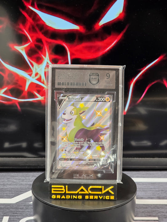 Pokemon - Slab - Boltund V - Black Star Promo - SWSH085 - BGS 9 - Englisch