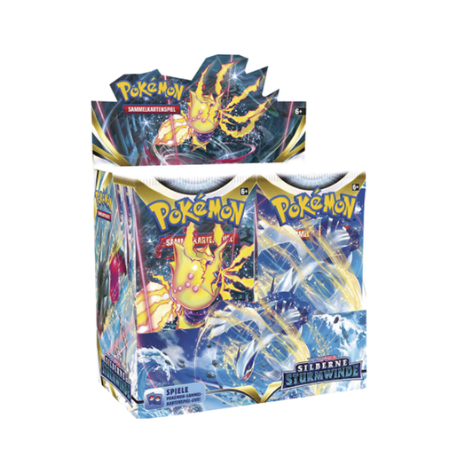 Pokemon - Schwert & Schild - Silberne Sturmwinde 36er  Booster Display - Deutsch