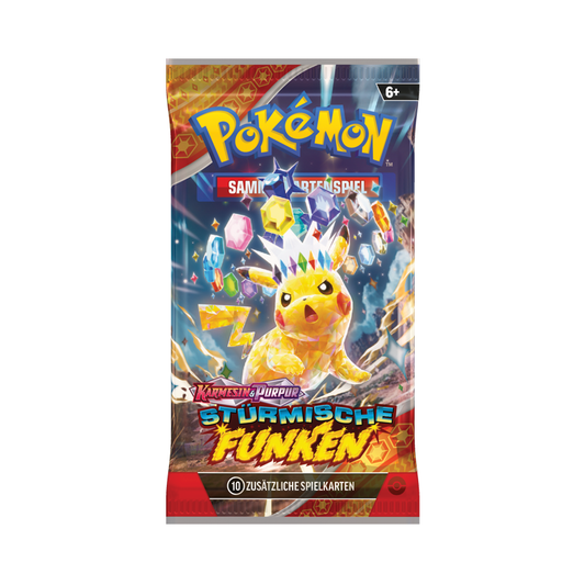 Karmesin&Purpur - Stürmische Funken Booster Pack - Deutsch