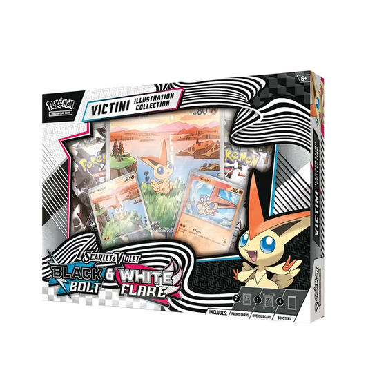 Pokemon - Schwarze Blitze & Weiße Flammen - Victini Illustration Kollektion - Deutsch